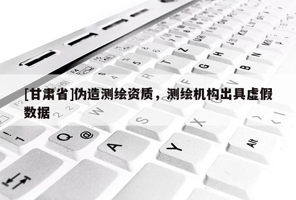 [甘肅省]偽造測(cè)繪資質(zhì)，測(cè)繪機(jī)構(gòu)出具虛假數(shù)據(jù)