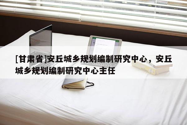 [甘肅省]安丘城鄉(xiāng)規(guī)劃編制研究中心，安丘城鄉(xiāng)規(guī)劃編制研究中心主任