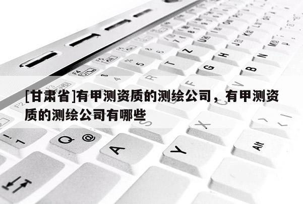 [甘肅省]有甲測資質(zhì)的測繪公司，有甲測資質(zhì)的測繪公司有哪些
