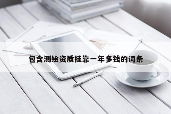 包含測繪資質(zhì)掛靠一年多錢的詞條