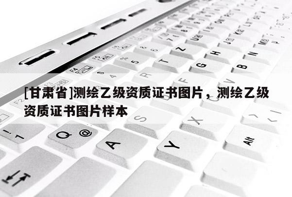 [甘肅省]測繪乙級資質(zhì)證書圖片，測繪乙級資質(zhì)證書圖片樣本